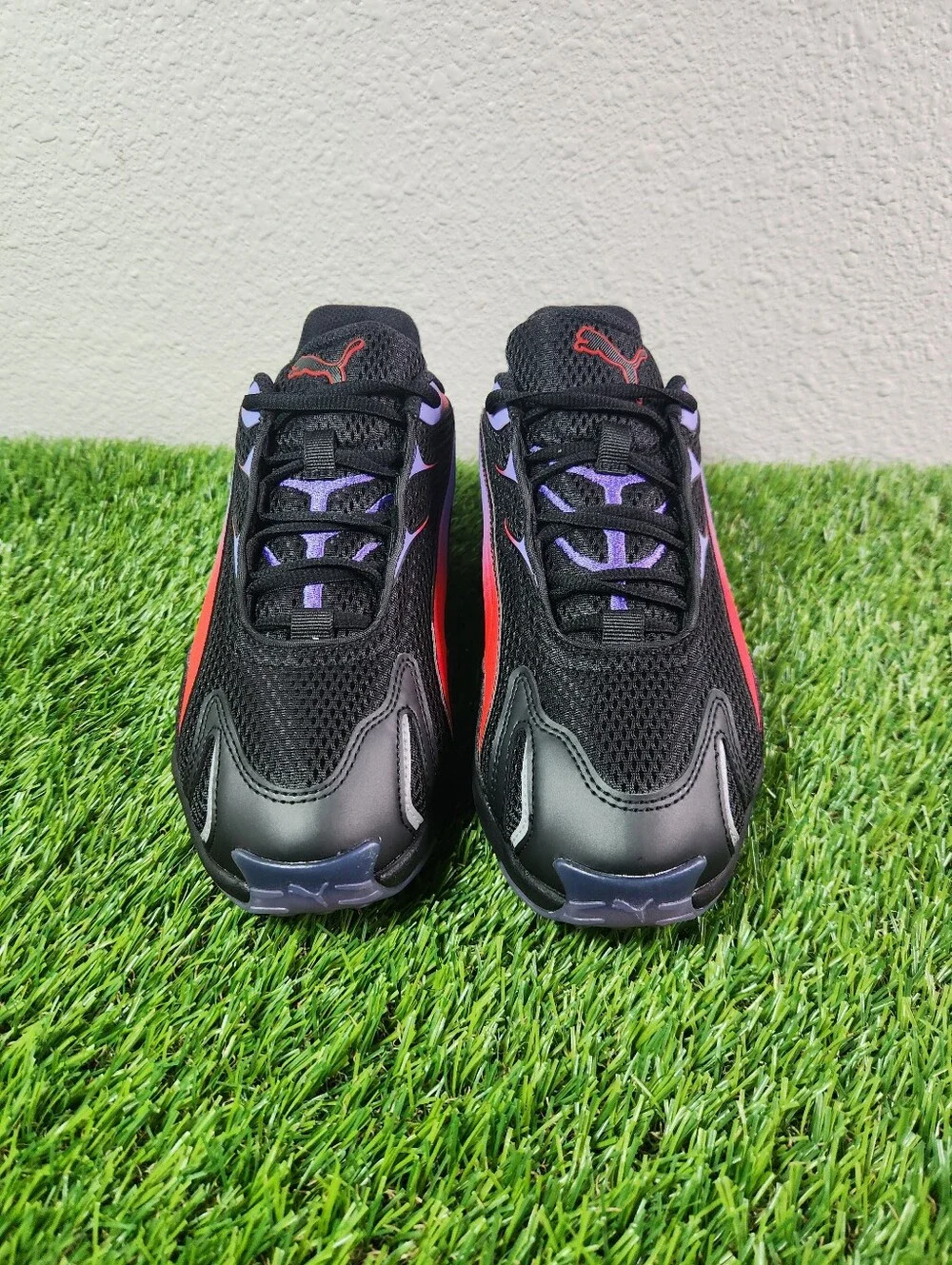 Puma Inhale Men's Size 8 Black/Red Sneakers Women’s Size 9.5